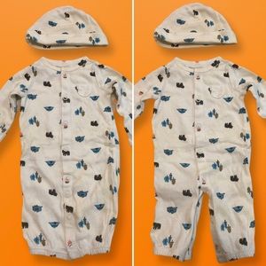 Carters 2 in 1 campfire outfit & Campfire jumpsuit